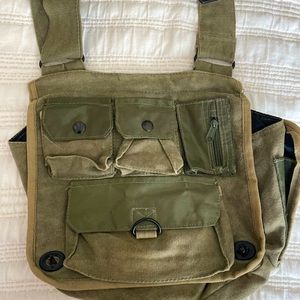 Army Green Messenger Bag